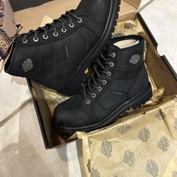 Brand, New Harley, Davidson, Lagarto, Composite Tow Motorcycle Boots
