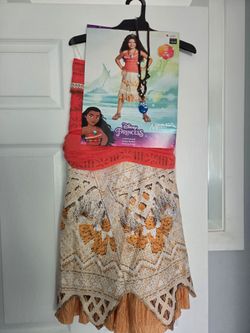 Disney Princess Moana Child Costume Size M (7-8)