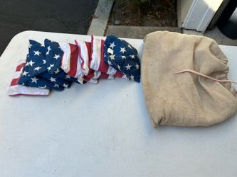 Set of 8 bean bags for Cornhole game with carrying case