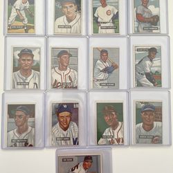Lot Of 13 Vintage VG-EX 1951 Bowman Baseball Cards $155