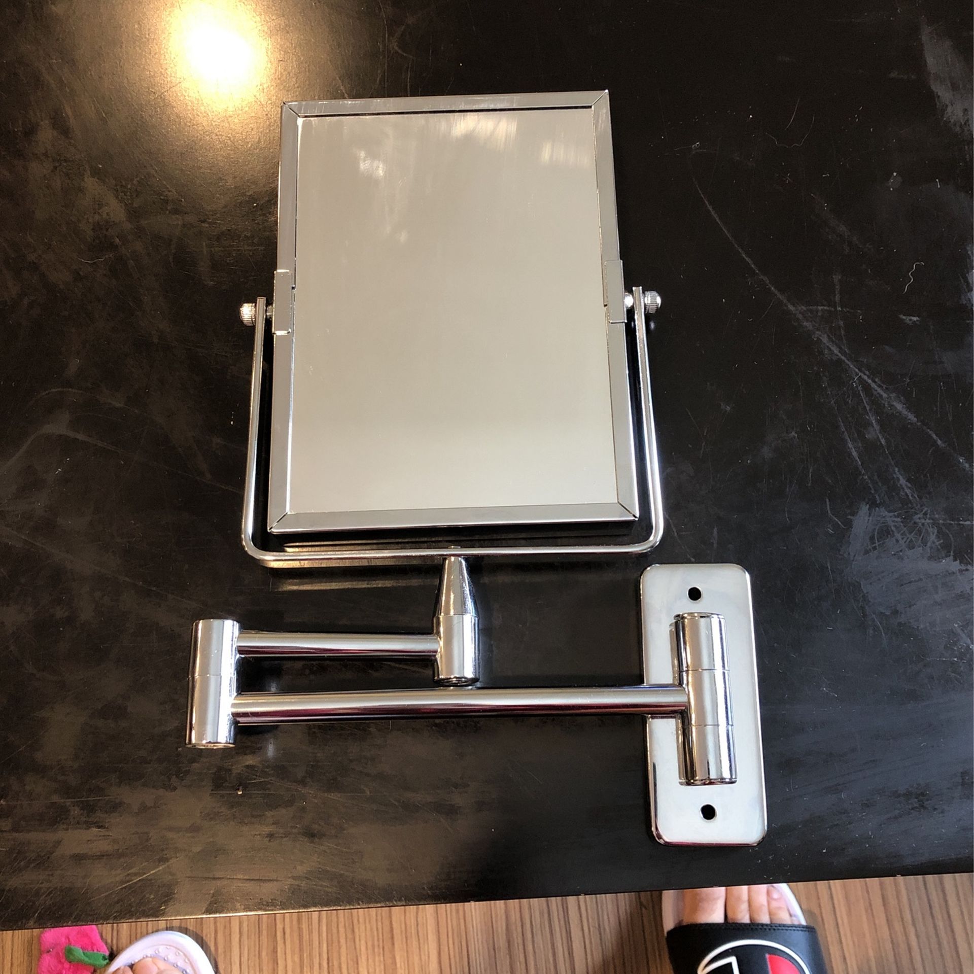 QiMH 3X Magnifying Wall Mounted Vanity Makeup Mirror