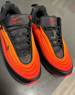 Nike Air Max 97 Black/Bright Crimson/Total Orange - Men’s Size 8
