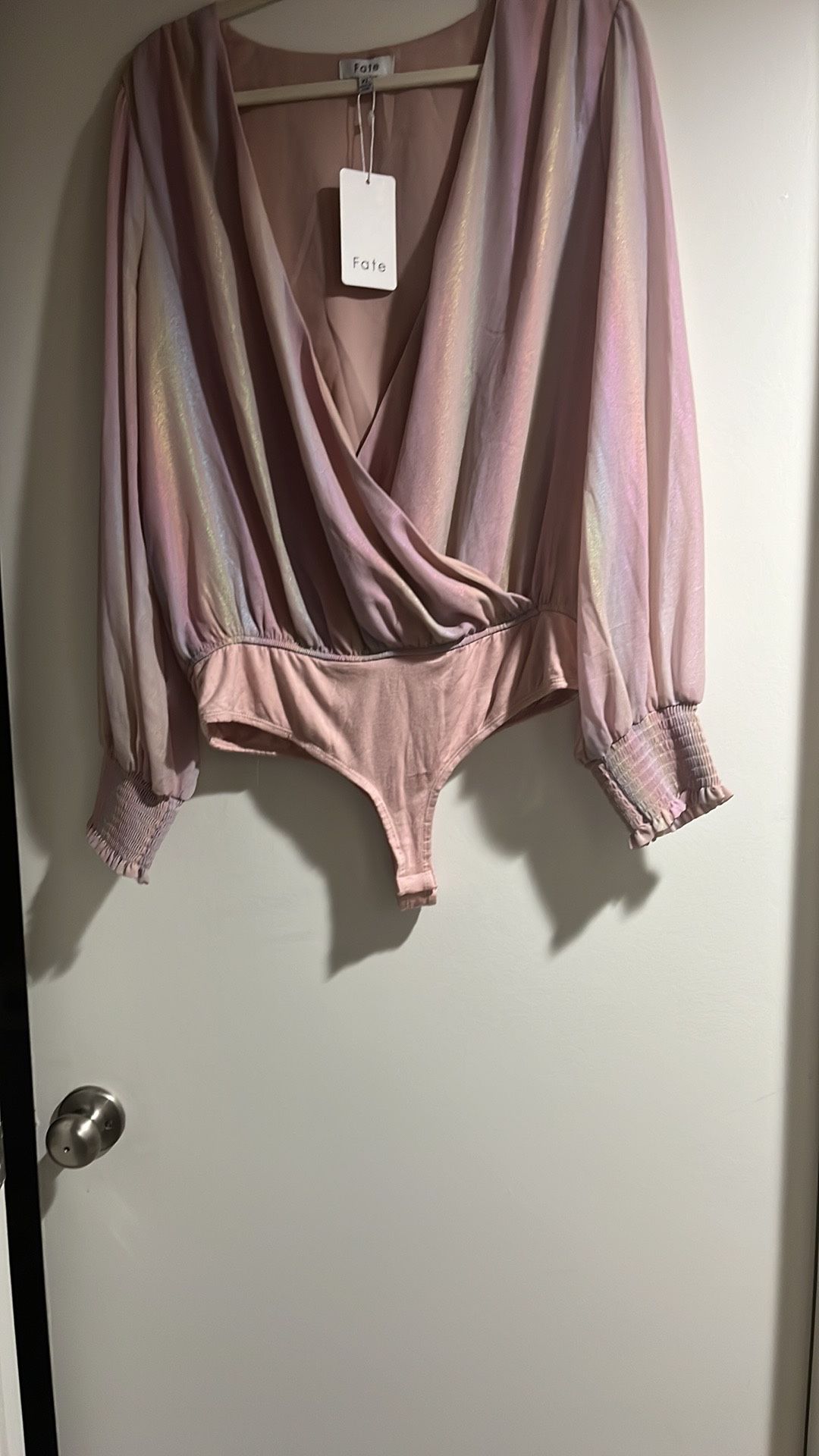 Iridescent Pink Bodysuit