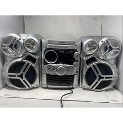 Retro Panasonic SA-AK320 Works 5 CD Dual Cassette Radio Home Stereo System