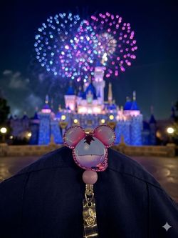 Mickey Mouse Ears Retractable Badge Reel