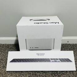New Apple Mac Studio M2 Max with Magic Keyboard with Touch ID