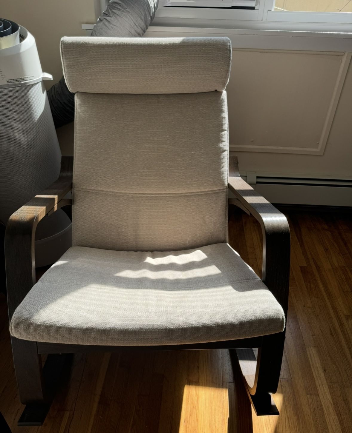 Rocking Chair/brown Hillared beige