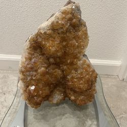 Large Citrine Crystal Free Standing 16 Pounds $80