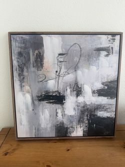 Framed Abstract Canvas Wall Art
