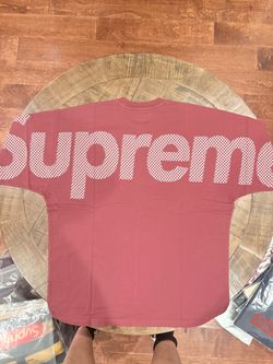 Size M Supreme FW26’ week 6 Checkerboard Intarsia S/S Top Burgundy