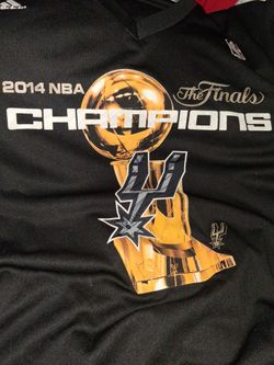 AUTOGRAPHED 2014 NBA CHAMPIONSHIP FINALS JERSEY