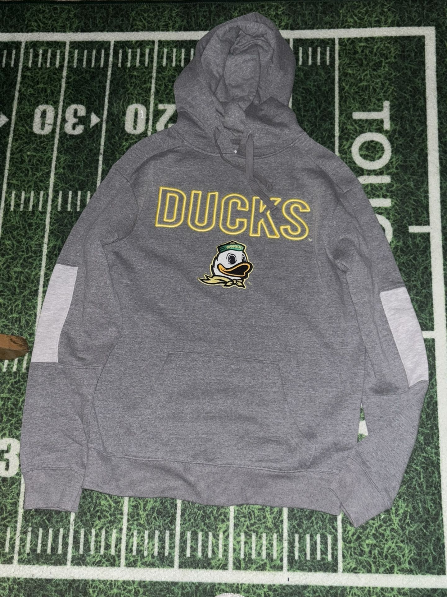 Grey & Yellow Under Armour Ducks Hoodie