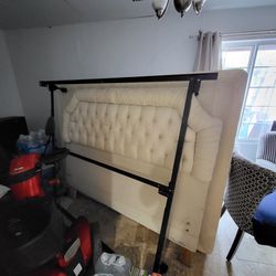 Queen Bed Frame Box Spring Head Board 