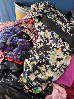 Women’s clothing full with dresses and blouses