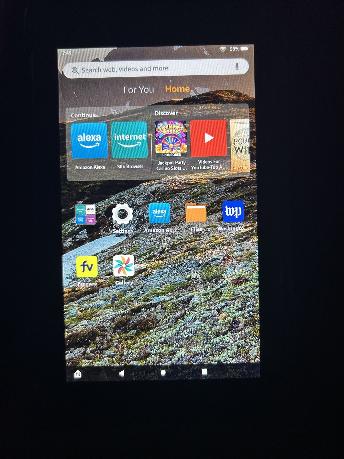 Amazon Fire 7 Tablet (9th Generation) 16gb With Case/cover Excellent Condition