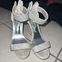 Rhinestone Heels size 6 $5