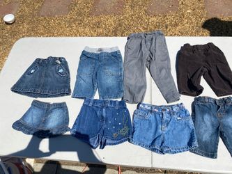 baby clothes jeans pants, skirts misc
