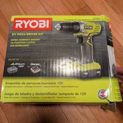 Ryobi 12V Drill/Driver Kit HJP004L