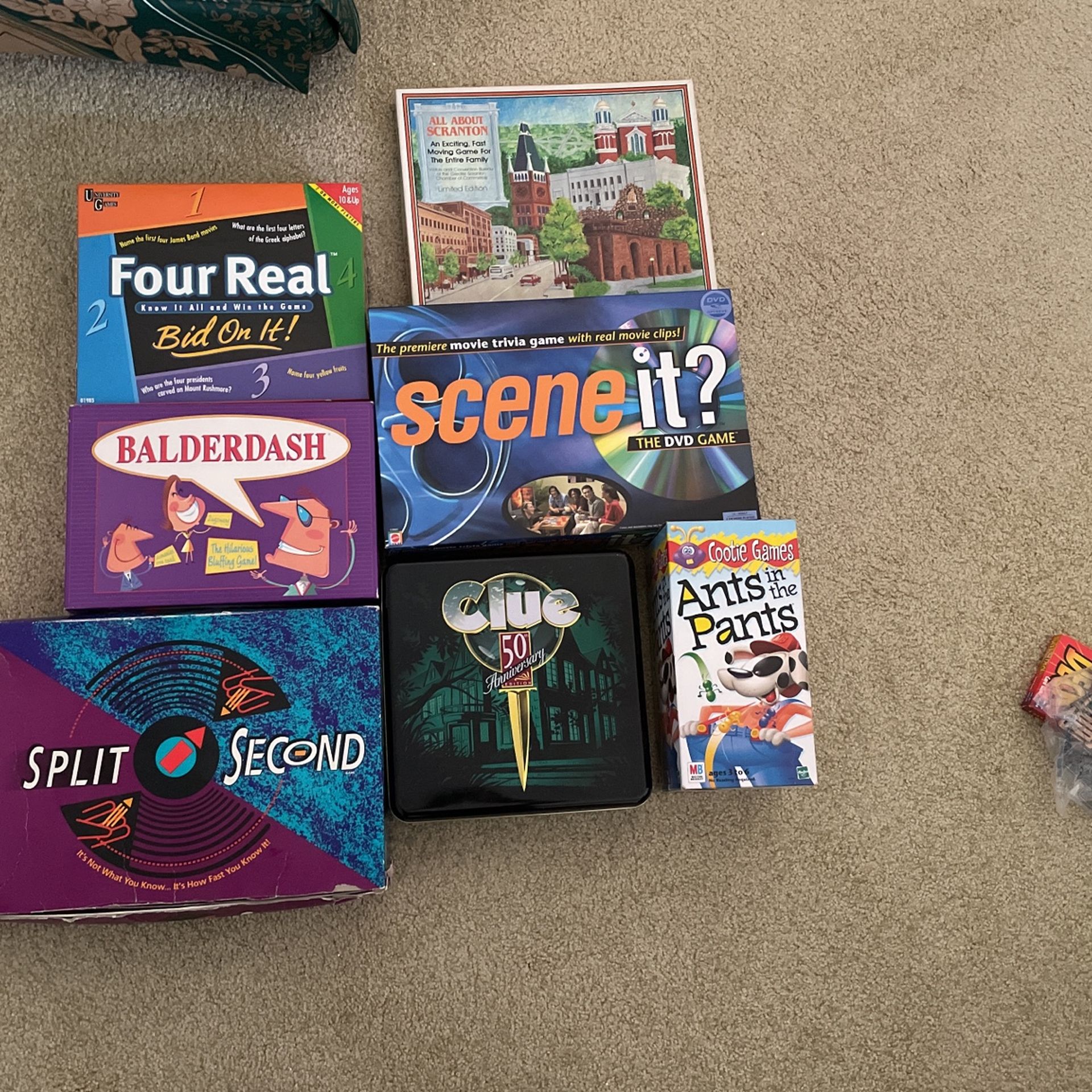 Lot Of 7 Board Games