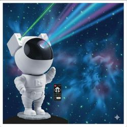 Astronaut galaxy light