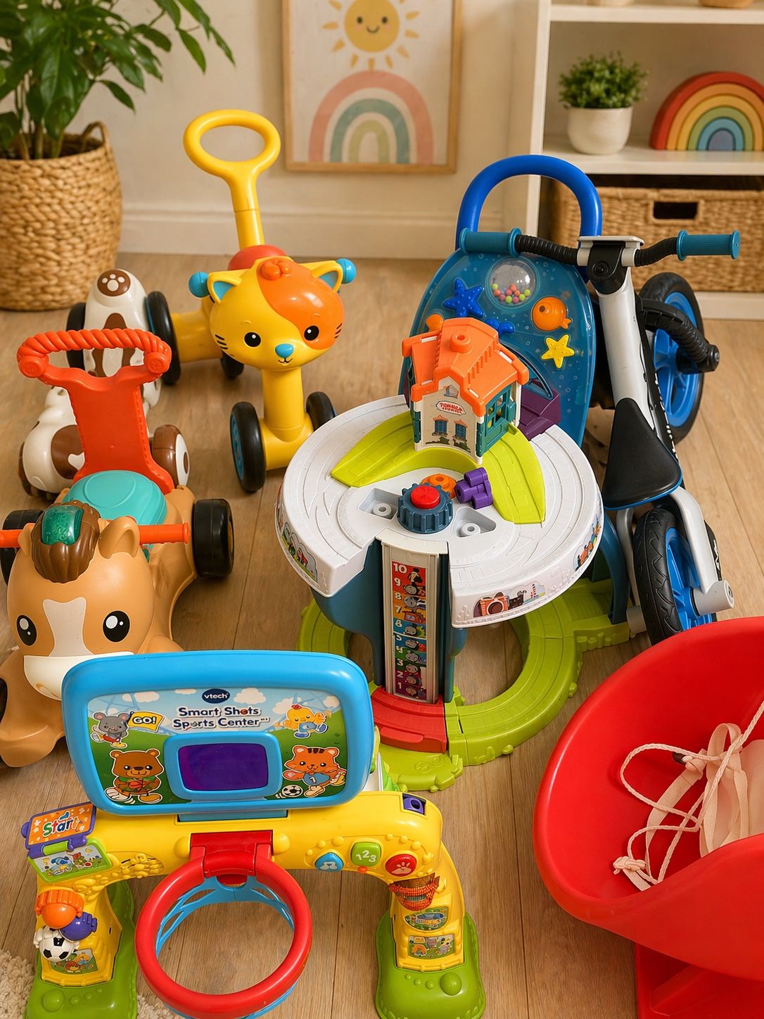 all this free with purchase of Foldable Wooden Playpen