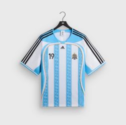 Kith & Messi for adidas Football Jersey - Blue / White size XXL new
