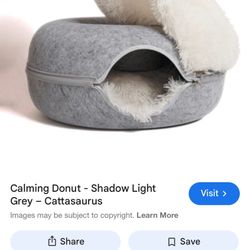 Calming Donut Light Grey