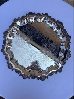 Sheridan silver plated platter