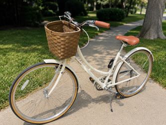 Retrospec Beach Cruiser Bike + Basket + Lock Included