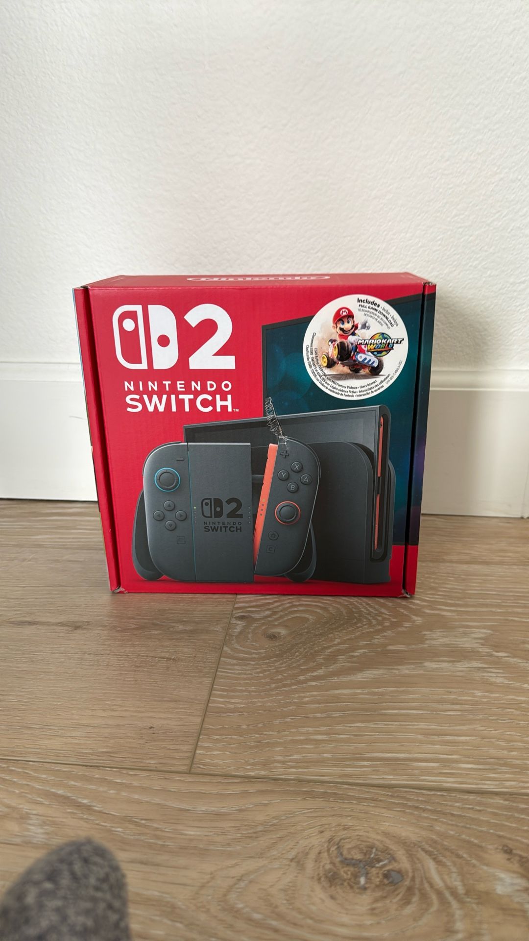 Nintendo Switch 2, Mario Kart World Bundle, Brand New And Sealed