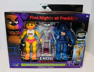 Five Nights at Freddy’s FNAF Endo Series TOY Chica Highscore Glow Figure Set NEW