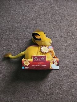 Disney Lion King Soft Purring Simba Hasbro Plush Toy Vintage 2002 IN BOX