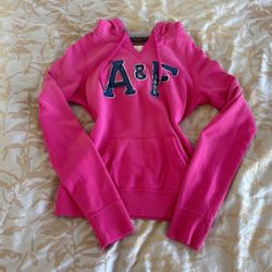Abercrombie & Fitch Hot Pink Hoodie Size: Small