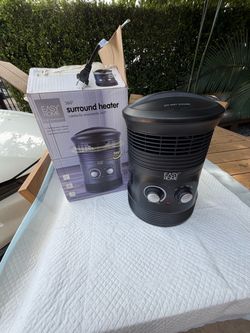 EASY HOME 360 Surround Heater Black