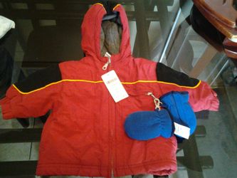 New w/tg baby jacket 6/9 months.