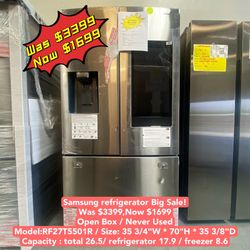 Samsung refrigerator Model:RF27T5501R