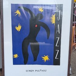 Henri Matisse Print, Framed