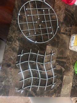 Chrome Wire Trivet Set of 2