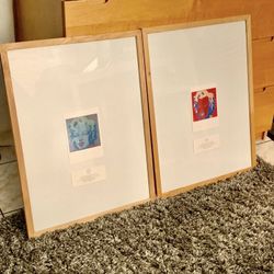 Andy Warhol Vintage Cards Framed.. Ask For Prices KENDALL AREA PICK UP 