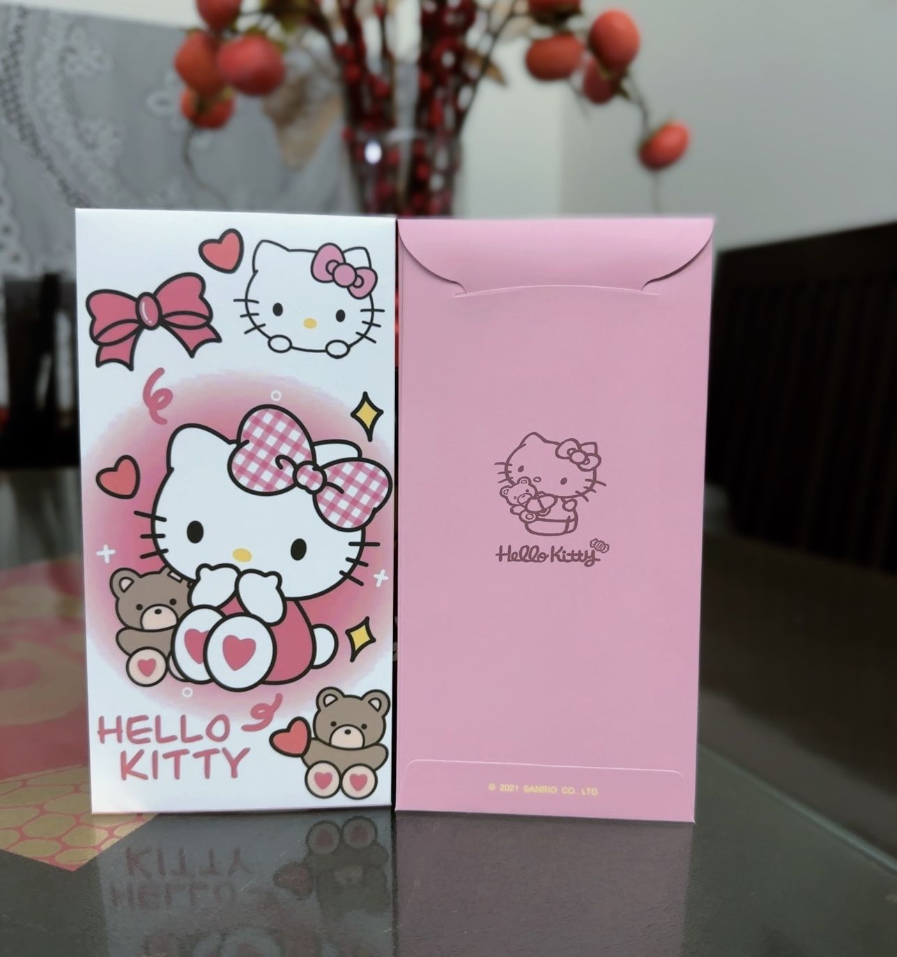 Pack of 100pcs Sanrio Official Hello Kitty New Year Red Envelope Lucky Money Packet