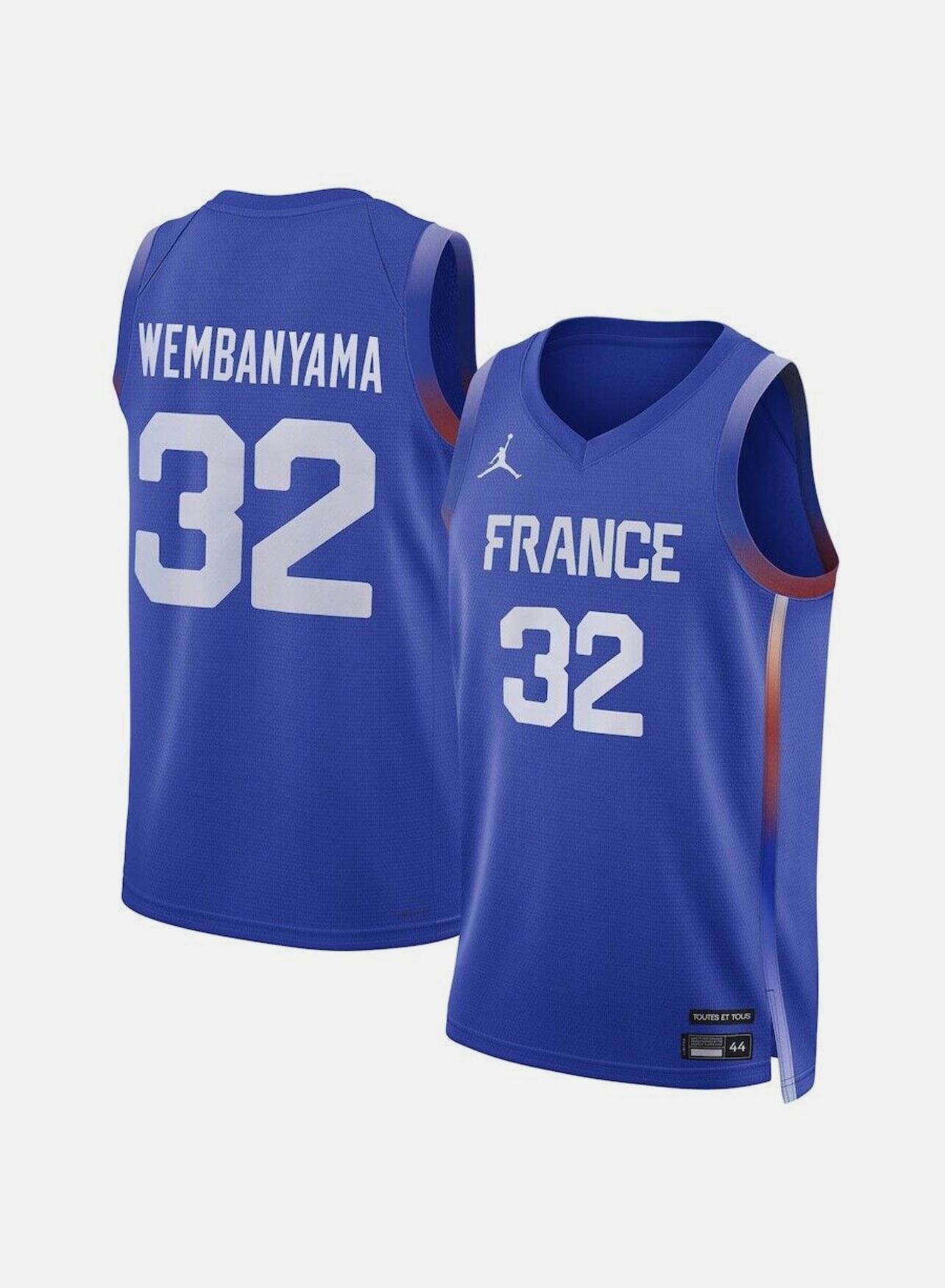 Victor Wembanyama 2024 France Jersey 