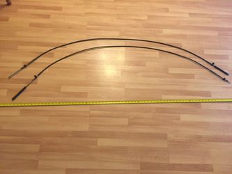 Outboard throttle and gear cable