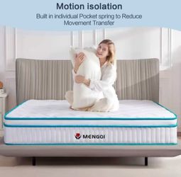 King Size Mattress 14 Inch Memory Foam Hybrid Mattress