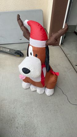 Inflatable Dog Christmas Decoration 