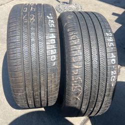 285/40/20 Good Year Eagle Sport  Moe Run Flat, Matching Pair , High Thread , Very Rate Size❗️❗️❗️