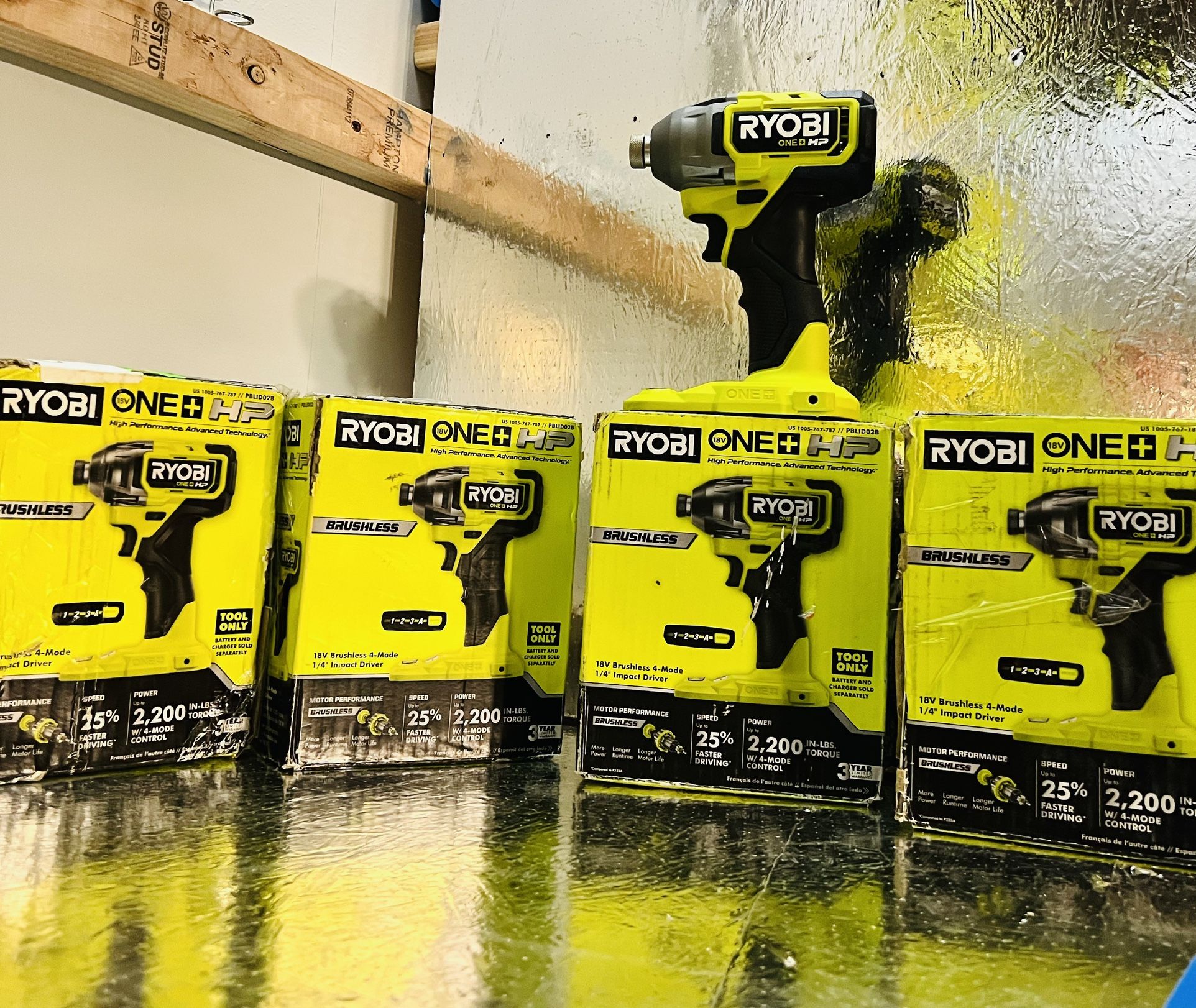ONE+ HP 18V Brushless Cordless 1/4 in. 4-Mode Impact Driver (Tool Only)