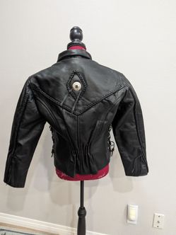 Bikers Leather Stuff Thinsulate Thermal Insulation 3M Women Bikers Jacket Size M