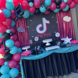 Tik Tok Birthday Decoration