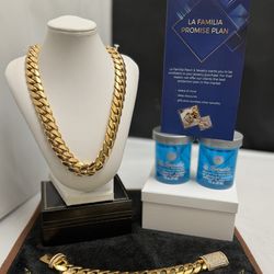 Gold Cuban Set