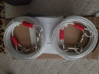 Double pack of tie cables for pet